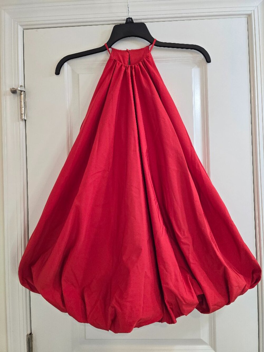 Zara ZW Collection Mini Balloon / Bubble Dress - Red - Picture 2 of 6
